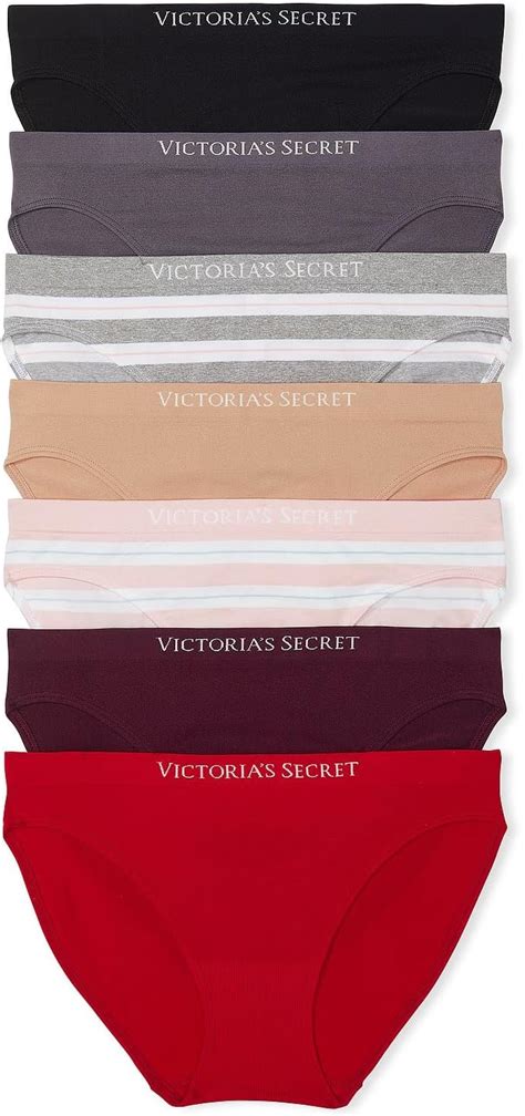 Victoria S Secret Seamless Bikini Panty Pack Underwear For Women Xs Xxl At Amazon Womens