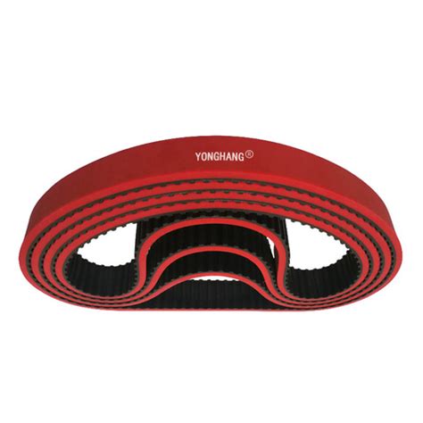 Buy Custom Red Rubber Coated Timing Belt With Toothed Use For Packaging