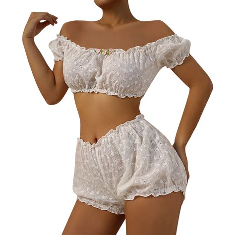 Bjutir Lingerie For Women Lingerie Set With Garter Belt Teddy Bodysuit