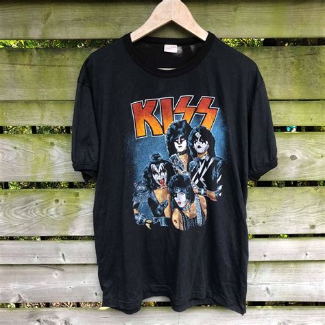 Rare Vintage Early 80s Kiss Band T Shirt Etsy