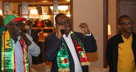 Macky Sall Aux Lionceaux U20 En Avant Toujours Pour La Gagne Nos