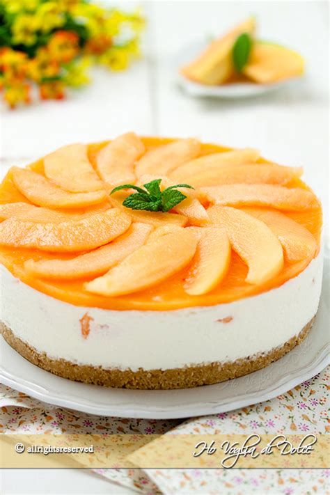 Cheesecake Al Melone Senza Cottura Ricetta Ho Voglia Di Dolce