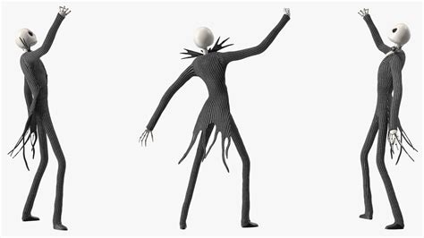 Angry Jack Skellington Character 3D Model $49 - .3ds .blend .c4d .fbx ...