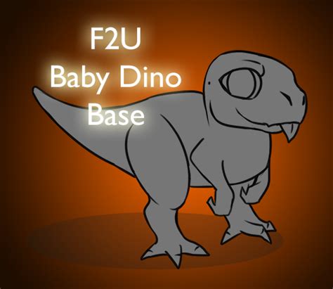 F2u Baby Dino Base By Cherrysdesigns On Deviantart