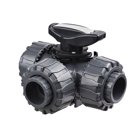 Myvink Fip Tkdiv Pvc U Dual Block Way Ball Valve Ptfe Epdm