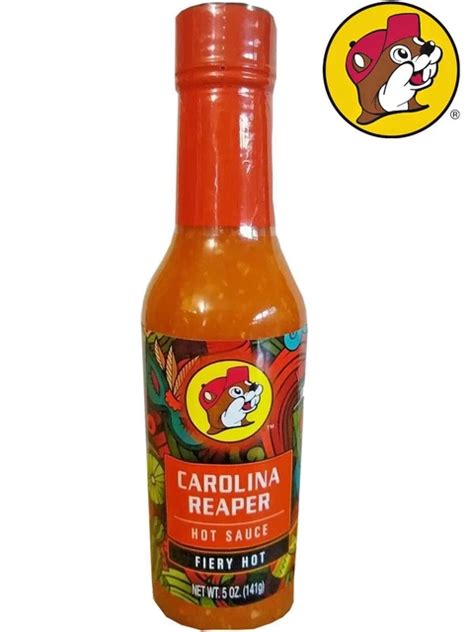 BUC EE S CAROLINA REAPER Fiery Hot Sauce Oz Glass Bottle PicClick UK