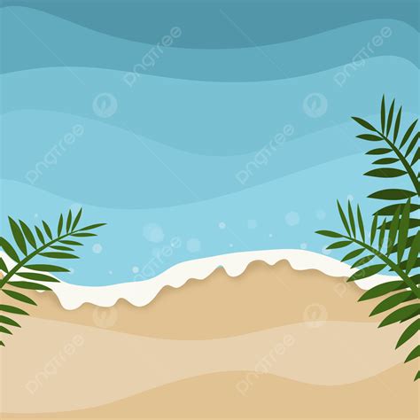 Summer Beach Background Wallpaper Illustration Wallpaper Powerpoint