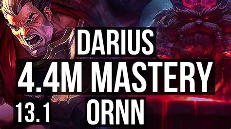 DARIUS Vs ORNN TOP 4 4M Mastery 2200 Games 10 2 6 Legendary