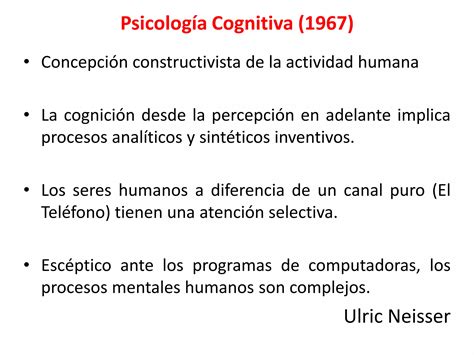 La Ciencia Cognitiva Origen Ppt