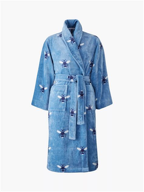 Joules Bee Bath Robe Sky At John Lewis And Partners