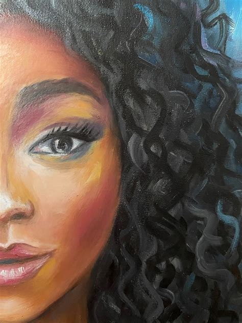 African American Oil Painting Original Abstract African Art Naked Woman Painting On Canvas