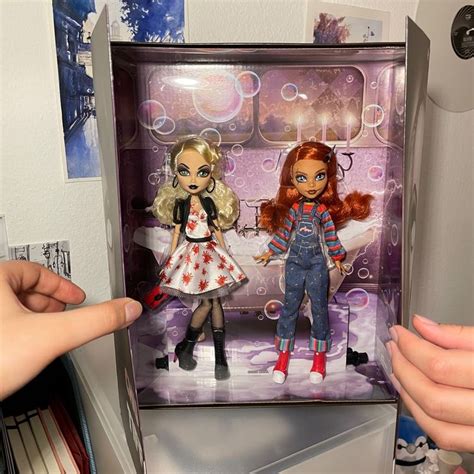 Neu Monster High Skullector Chucky And Tiffany Doll Pack Kaufen