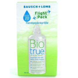 BioTrue Flight Pack 100ml Susilens