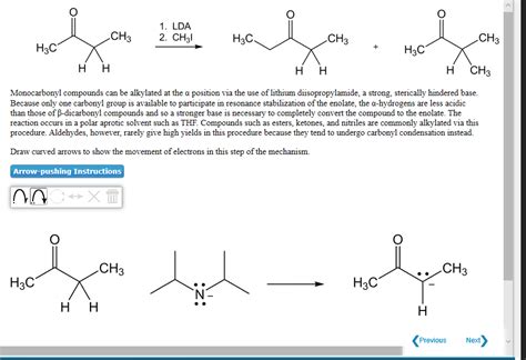 Solved 1 LDA 2 CH31 CH3 Н CH3 Monocarbonyl compounds can Chegg