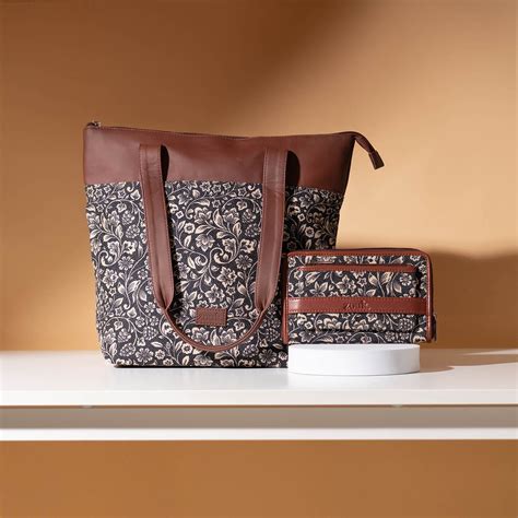 Flomotif Everyday Tote Bag And Classic Zipper Wallet Combo