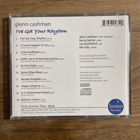 Yahoo オークション 【レア希少盤cd】glenn Cashman 「i‘ve Got Your