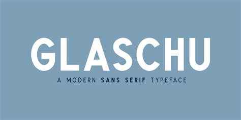 Glaschu Extra Bold Font XFonts Pro