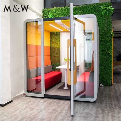 M W Office Private Meeting Sofa High Back Chatting Sofa Commercial