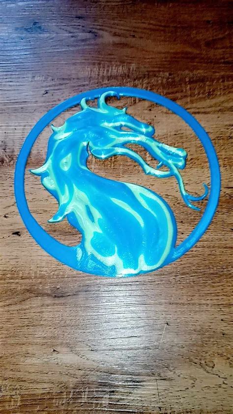 Mortal Kombat Logo / Gaming Wall Art / Wall Decor File for 3D Printing ...