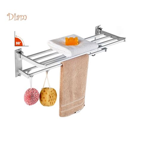 Buy Nohs 2 Tier Wall Mounted Hotel Bathroom Towel Rack Rail Holder