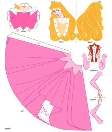 Disney Princesses 3d Paper Dolls 😊 Musely