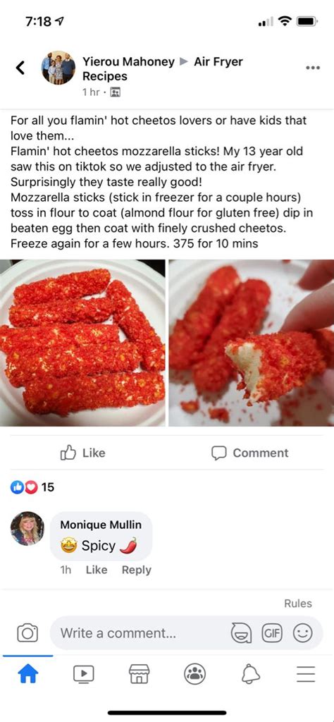 Hot Cheetos Mozzarella Sticks Savoury Food Mozzarella Sticks Recipe Recipes