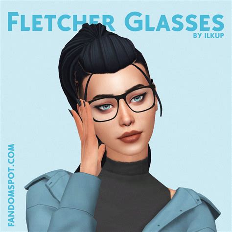 Fletcher Glasses By Ilkup Ts4 Cc Sims 4 Sims 4 Cas Sims 4 Clothing