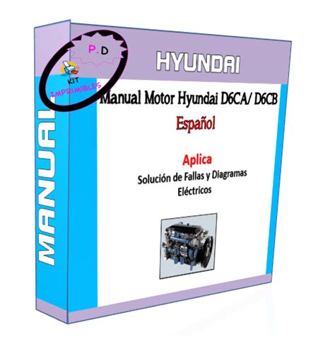 Manual Motor Hyundai D6CA/ D6CB Solución y Diagramas español – Manuales ...