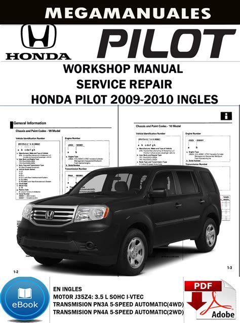 Manual De Taller Honda Pilot 2009 2010 Ingles Manuales De Mecanica