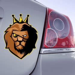 Sticker Lion Roi Autocollant Lion Roi ZoneStickers