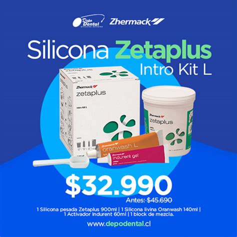 Oferta Kit De Silicona Zeta Plus Zhermack Depodental