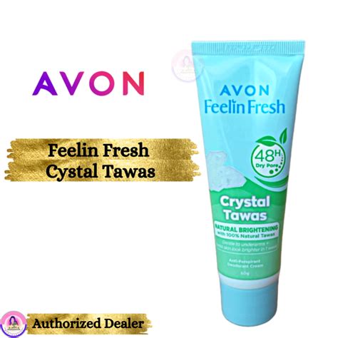 Avon Crystal Tawas Feelin Fresh H Dry Pore For Women Natural