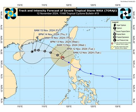 Nika to exit PAR soon; only 4 areas remain under Signal No. 1