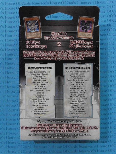 Yu Gi Oh 2 Player Starter Deck Yuya And Declan Ys15 1st Edition New Sealed Box Eu Ebay