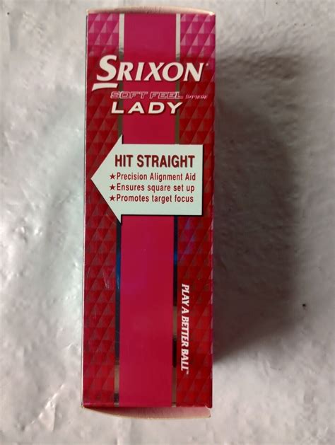 Srixon Soft Feel Lady Golf Balls Passion Pink One Sleeve 3balls NEW