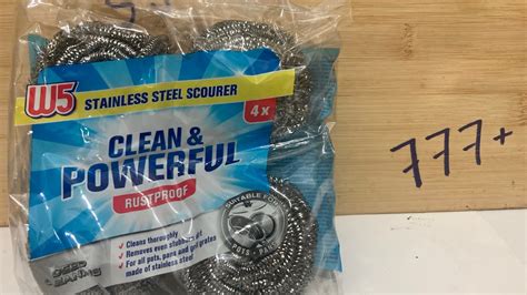 W5 Stainless Steel Scourer 777 A A MA7UN 777 News Stainless