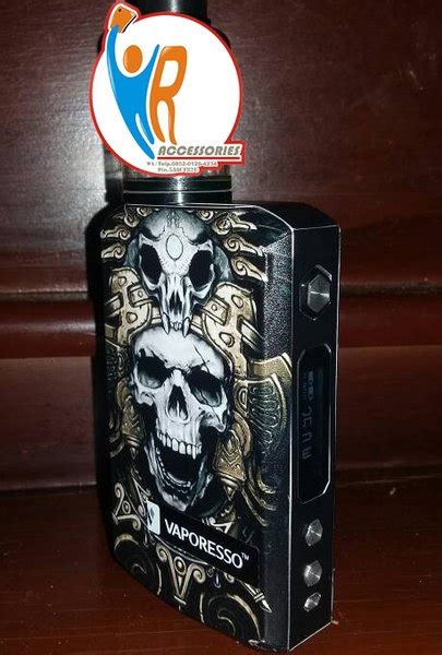 Jual Promo Garskin Vapor Vaporesso Tarot 200 160W Box Mod Skulls