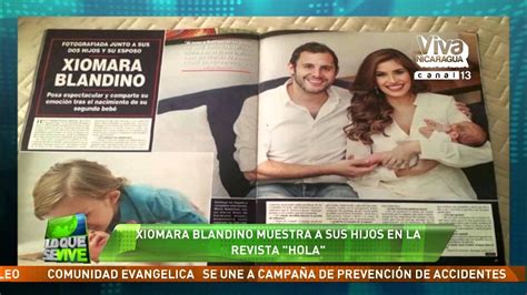 Xiomara Blandino Muestra A Sus Hijos En La Revista Hola Youtube