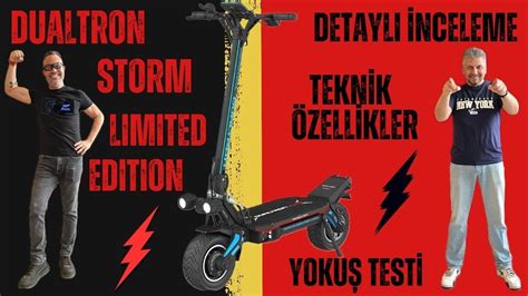 DUALTRON STORM LIMITED EDITION ELEKTRİKLİ SCOOTER DETAYLI İNCELEME