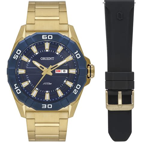 Relogio Orient Neo Sports Masculino Analogico Mgss Dourado Orient