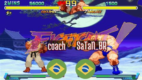 Ft Sfa U Coach Br Vs Satan Br Br Street Fighter Alpha Sfa