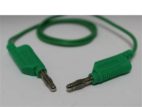 4mm Stackable Banana Test Lead 500mm Green Xy Ml50075e Grn