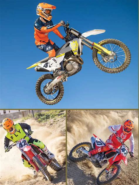 Mxa Four Stroke Shootout Gasgas Vs Honda Vs Husqvarna Vs