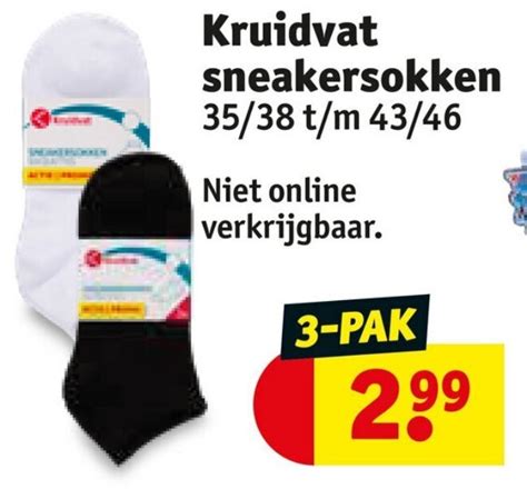 Sneakersokken Aanbieding Bij Kruidvat