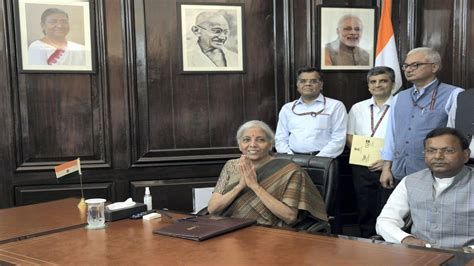 Modi Back To Work Nirmala Sitharaman Takes Charge As Finance Minister