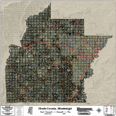 Hinds County Mississippi 2017 Aerial Map, Hinds County Mississippi 2017 ...