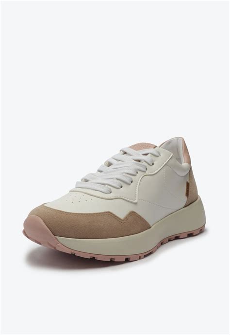 T Nis Branco E Nude Anacapri Sporty Recorte Zz Mall
