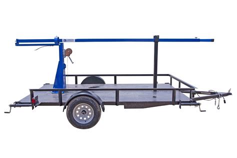 Larson Electronics Foot Fold Over Light Mast On Trailer