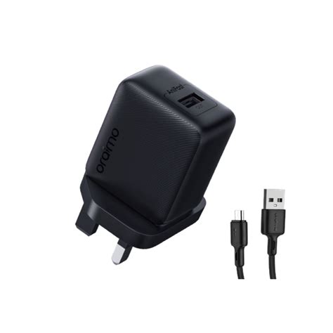 oraimo Cannon 18S 18W Fast Charge Smart Temperature Management Wall Charger Kit