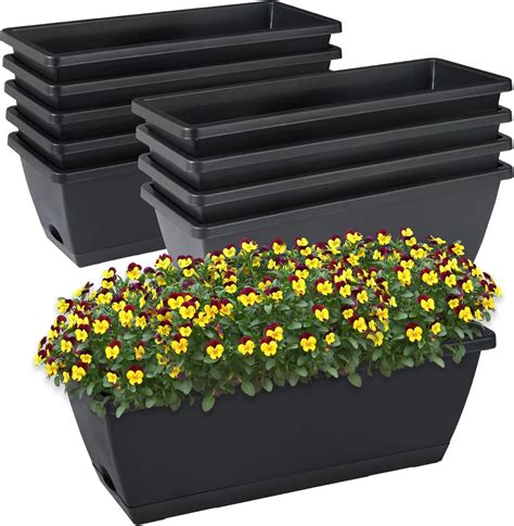 Amazon Domensi 25 Pcs Plastic Liners For Planters Planter Box